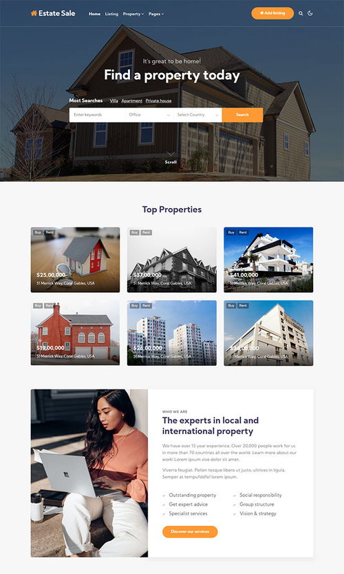 長春房產(chǎn)物業(yè)公司網(wǎng)站建站模板 打造專業(yè)線上服務(wù)平臺